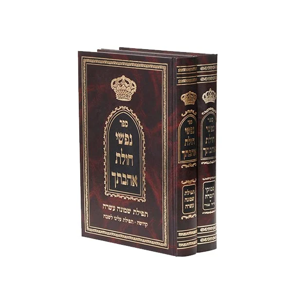 נפשי חולת אהבתך ב"כ - א.פסוקי דזמרה ב. תפילת שמונה עשרה